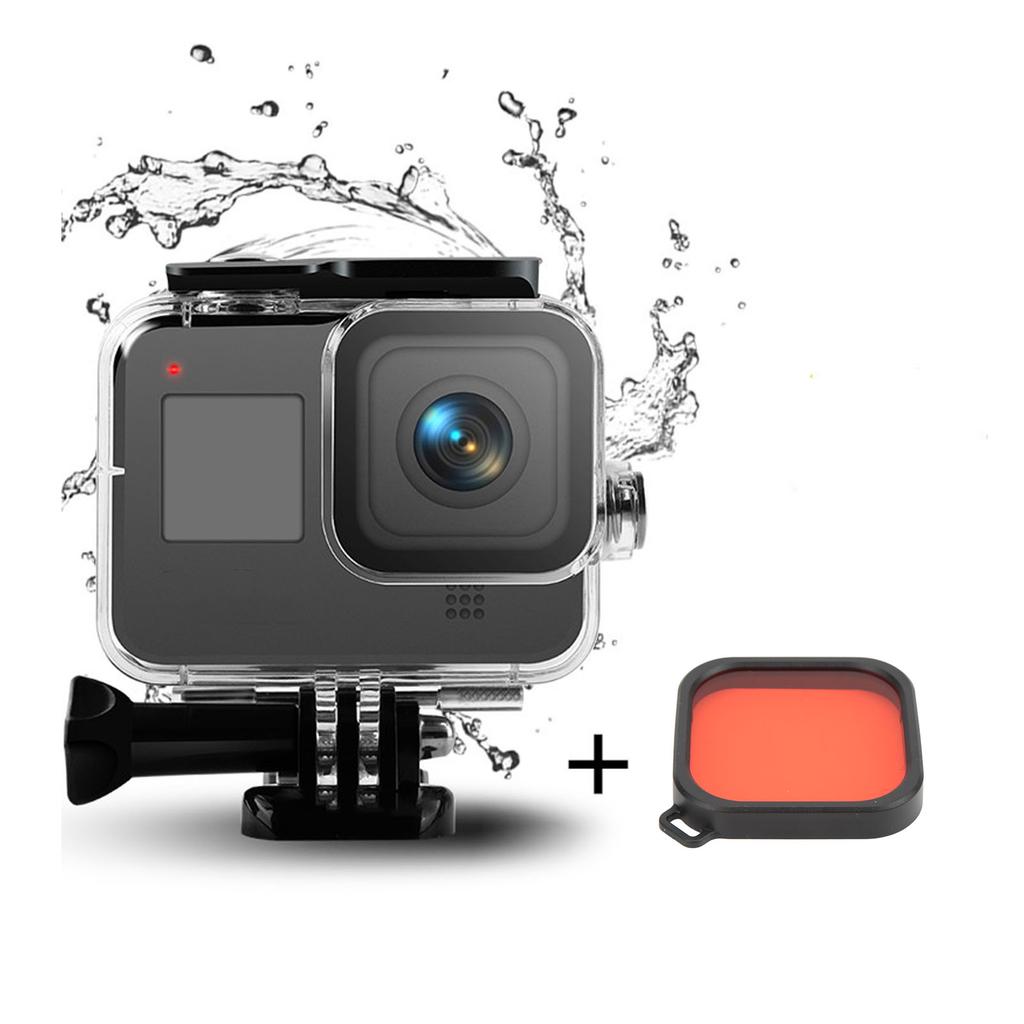 Waterproof Case Dive Filter Waterproof Housing Filters for 8 9 Action Camera Accessories