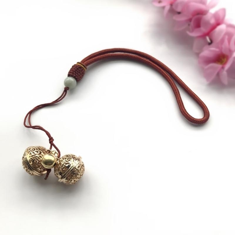 

Sansheng III woven bell anklet Baifeng Jiureba palace bell bracelet pendant Donghua Emperor token female