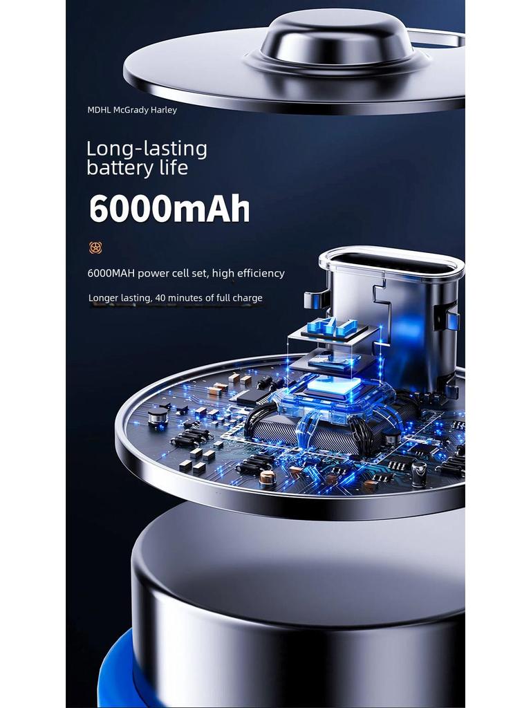 Portable Wireless Electric Car Air Pump with Lighting