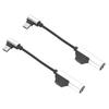 2Pcs Type C to 3.5mm Headphone Adapter Cable 2 in 1 Functional Bendable Headphone Adapter for Type C Phone Tablet PC