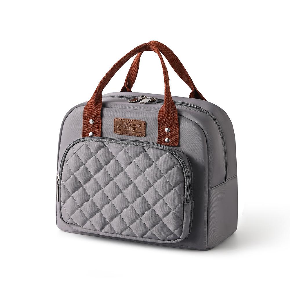 

Изолированный ланч-бокс для мужчин и женщин – герметичная сумка-холодильник с 4 карманами, регулируемым ремешком, идеально подходит для работы, путешествий и пикников One Size