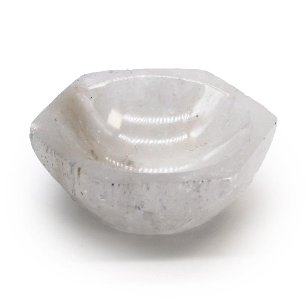 Selenite Bowl Hexagon, 6 cm