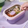 Thermoisolierte Lunchbox, tragbare Edelstahl-Bentobox für Studenten und Büroangestellte, hermetische Bento-Box mit hoher Kapazität, Picknick-Lunchbox