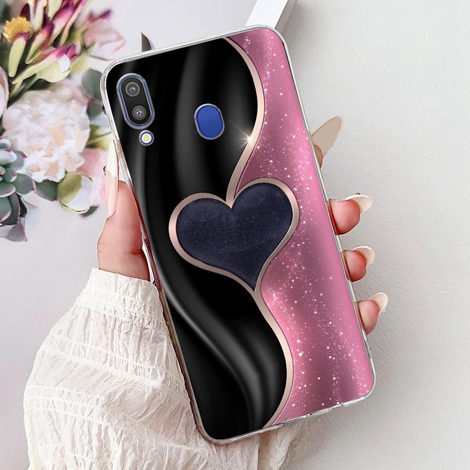 For Samsung Galaxy M10 M20 M30 Case New Fashion Painted Cover Clear Silicone Soft Slim Phone Case For Samsung M10 M20 M30 Fundas