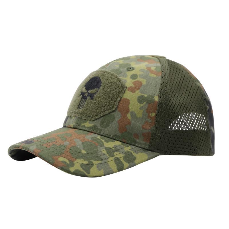 Șapcă de Baseball Tactică Camuflaj Respirabilă - Pălărie de Soare cu Cozoroc pentru Alpinism și Ciclism