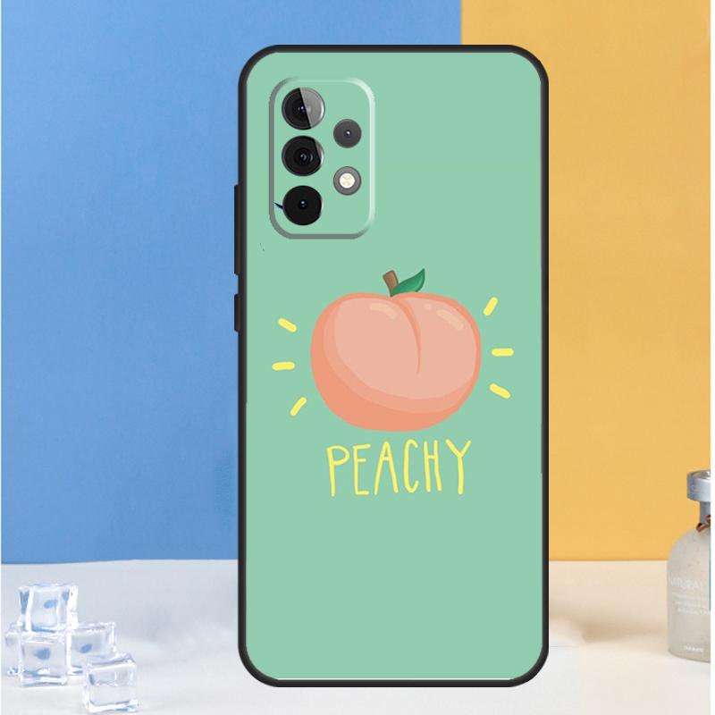 Pink Peaches Aesthetic For Samsung Galaxy A13 A33 A53 A36 A26 A05 A06 A16 A54 A34 A14 A32 A52 A55 A35 A15 A56 Case