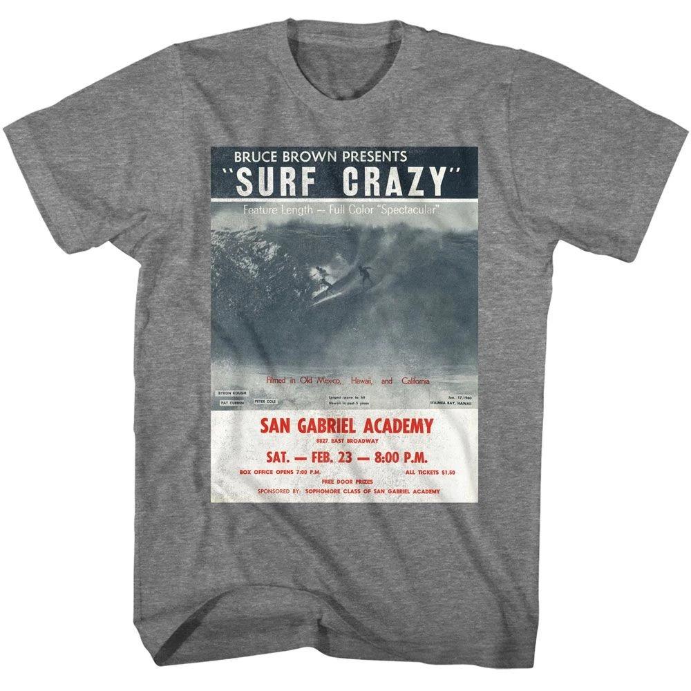 Bruce Brown Films - Surf Crazy Poster - American Classics - Solid Gray Sho 130