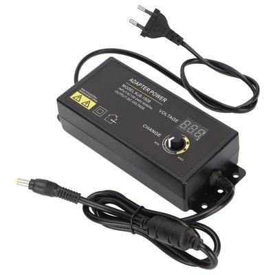 Power Adapter 120W 5A 3‑24V LED Digital Display Adjustable Voltage Speed Power SupplyEU Plug