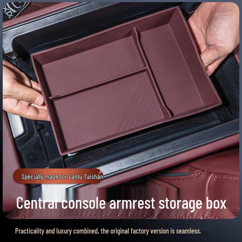 Fits 26 Lantu Tianshan Models: Armrest Box Storage Center Console Car-Specific Interior Accessories.