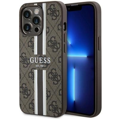 Étui pour iPhone 13 Pro Guess Hardcase 4G MagSafe Marron