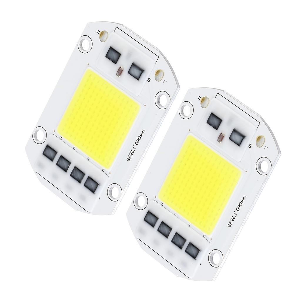 2PCS COB LED Light Chip 100W High Power LED Chip Bead for Spotlight Floodlight Replacement Cold White