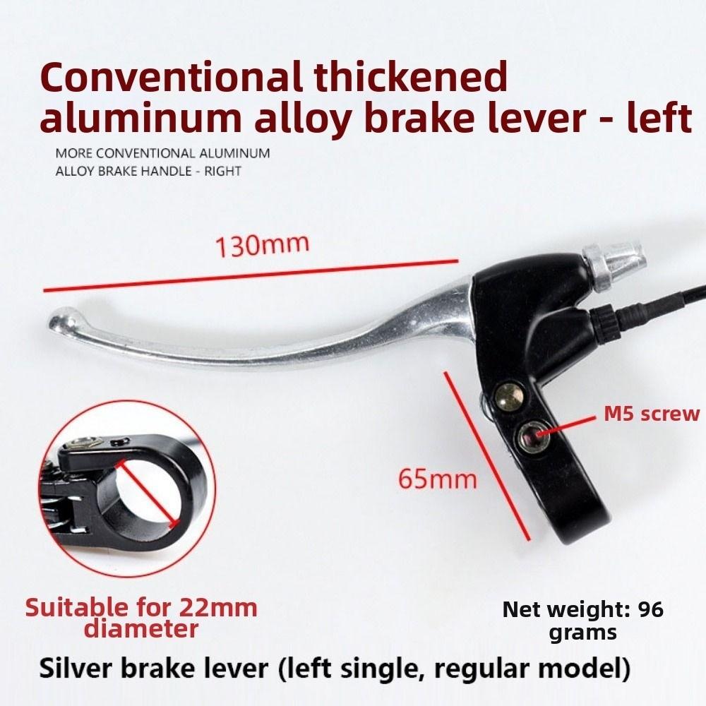 1pair/1pc Aluminium Alloy E-Bike Brake Levers  For Electric Bike Scooter