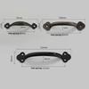 Zinc Alloy Arched Cabinet Door Handles Bronze Wardrobe Door Handle  For Cabinet Wardrobe Drawer