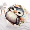 Penguin, Floral Automatic folding umbrella  simple eight rib design, bright color pattern, durable iron frame, ideal for travel and outdoor,