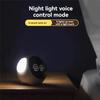 Good-Voice Controlled Multifunctional Alarm Clock A For Child Room With Cute Expression, LED Night Light