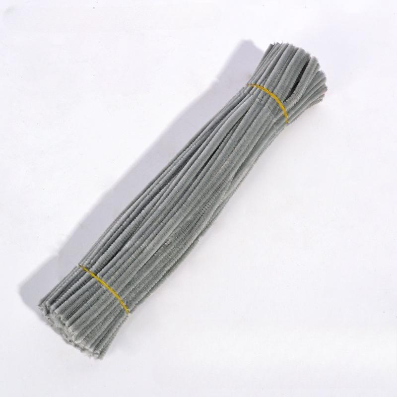 500pcs Chenille Stem Pipe Kids DIY Creative Chenille Sticks Cleaners Kindergarten Educational Handmade Material Plush Strips