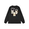 Korean Style Cartoon Print Long Sleeve Cotton T-shirt