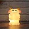 Cute Animal Night Light for Kids, Rabbit Bear Deer Cat Dog Warm Nighttime Feeding Shape LED Bedside Lamp, Soft Glow Nursery Lamp Baby Sleep Comforting
