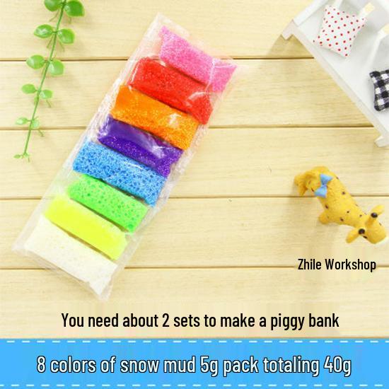 Handmade 3D Snow Mud Clay Picture Frame for Children