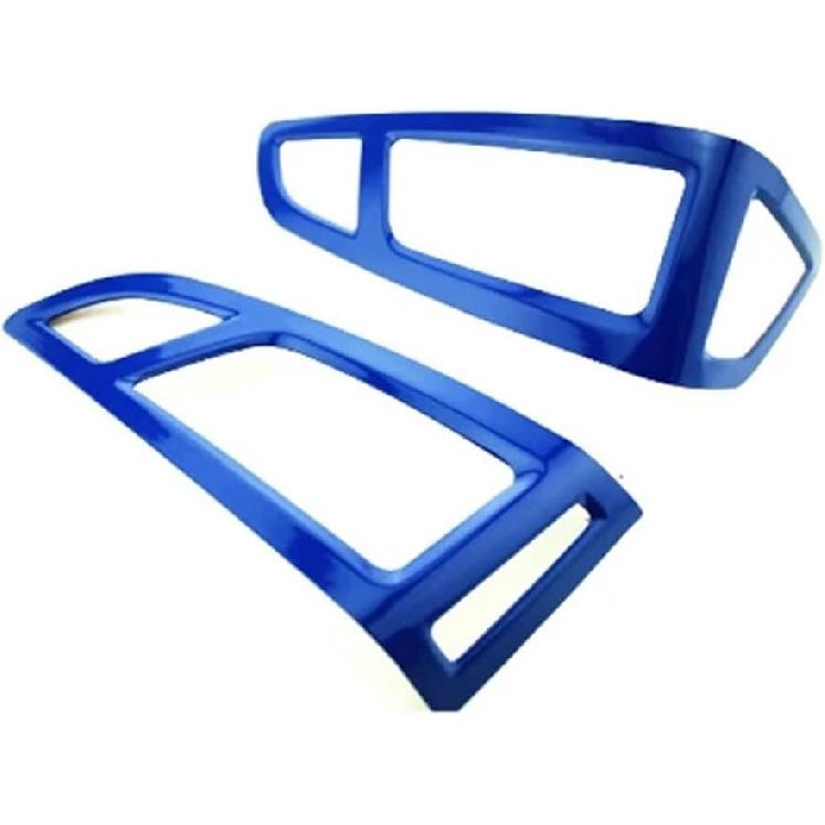 ABS Air Conditioning Vent Glitter Air Conditioning Vent Sticker, Compatible with Focus 3 4 2012-2017 Automotive Parts Interior(Carbon Fibre 2pc)