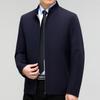 Men's spring and autumn thin men's lapel jackets leader jackets middle-aged dad wear civil servant business tops