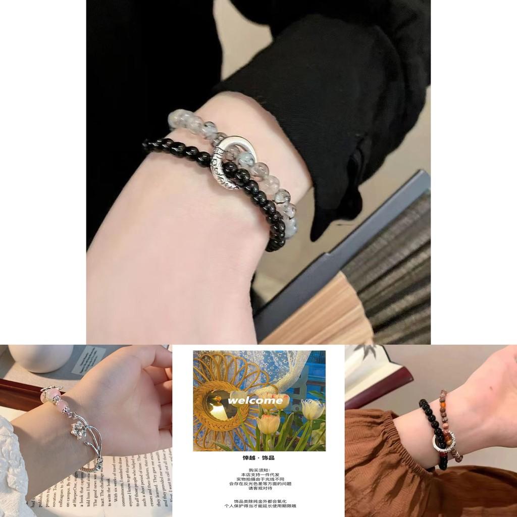 Chic Vintage Inspired Beaded Bracelet Featuring Sophisticated Geometric Shapes For Ladies