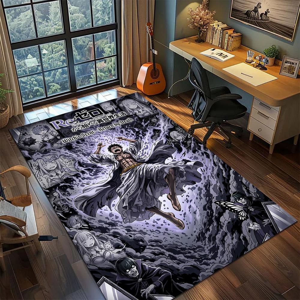 ReZero Carpet Floor Mat Home Room Decor Non Slip Washable Large Area Gamer Bedroom YUN6512