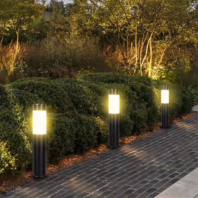 Solar-Powered Ground Garden Lights (2-Pack)