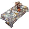 American oil painting style tablecloth waterproof and oil-proof leave-in wave lace decoration atmosphere tablecloth restaurant home bed and breakfast