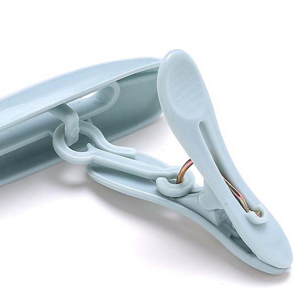 Multifunctional Plastic Hangers Underwear Socks Bra Hook Dryer Shelf 8 Clips