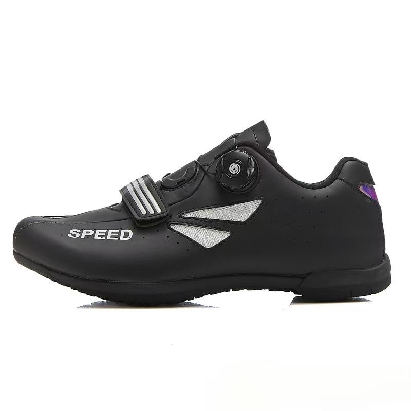 New outdoor road mountain lock shoes men and women with the same hard-soled sports cycling shoes lock-free cycling shoes