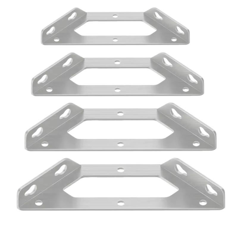 5.63-inch Triangular Support Frame Furniture Bracket Universal Corner Code Fastener, Suitable for Tables, Chairs, and Beds