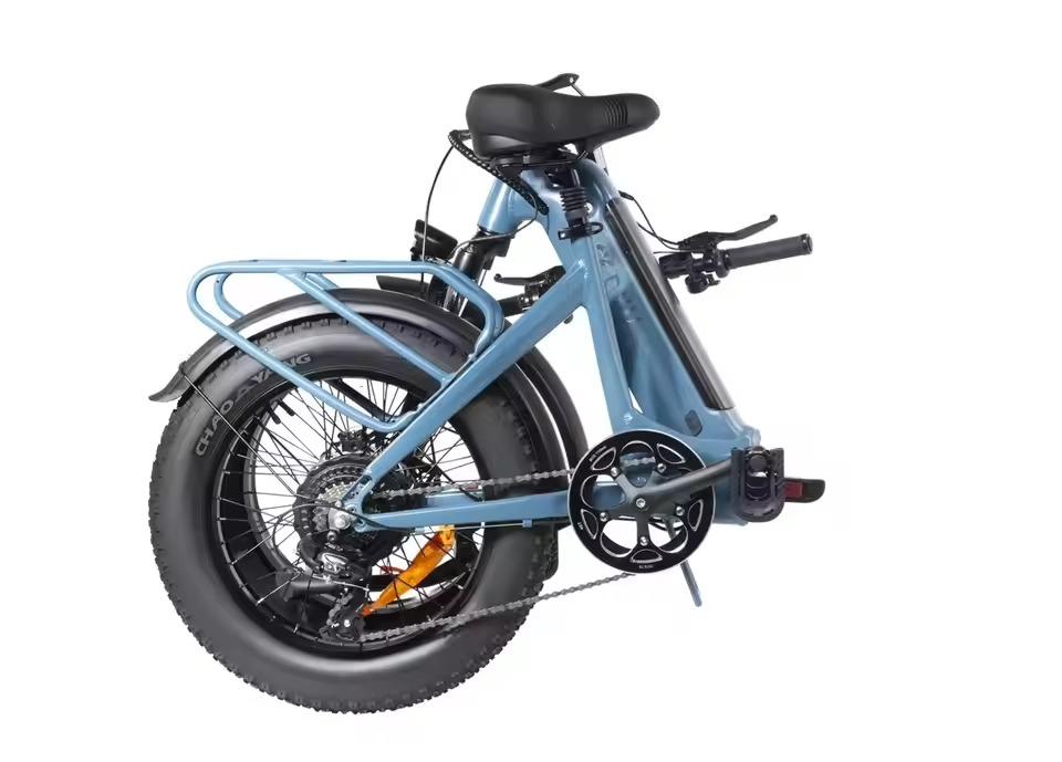 DYU FF500 Foldable Electric Bike 48V 13.5Ah Battery, 500W Motor, 20*4.0 Inch Tires, Range 78km E-Bike