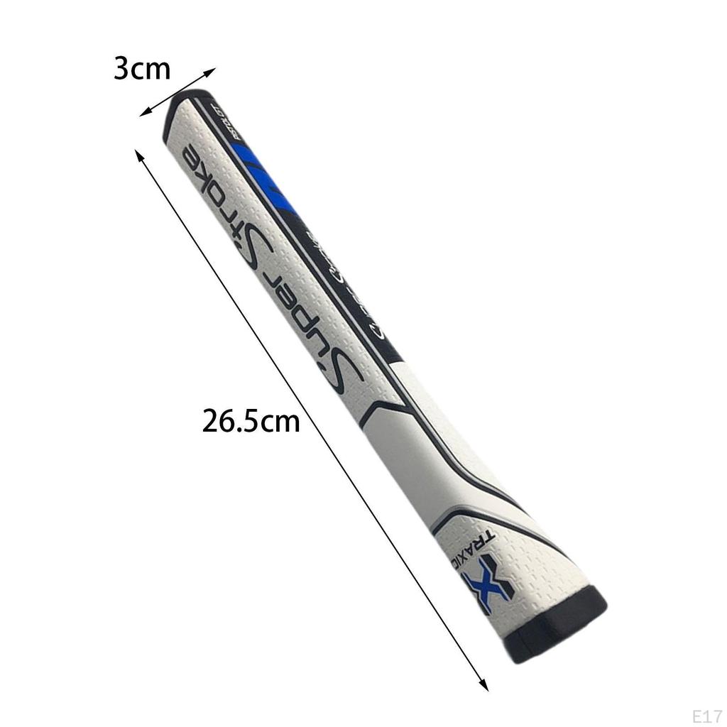Impugnatura per Putter da Golf Overgrip Antiscivolo Texture Superficiale Avanzata Parti del Bastone Bianco Rosso 27x2.8cm