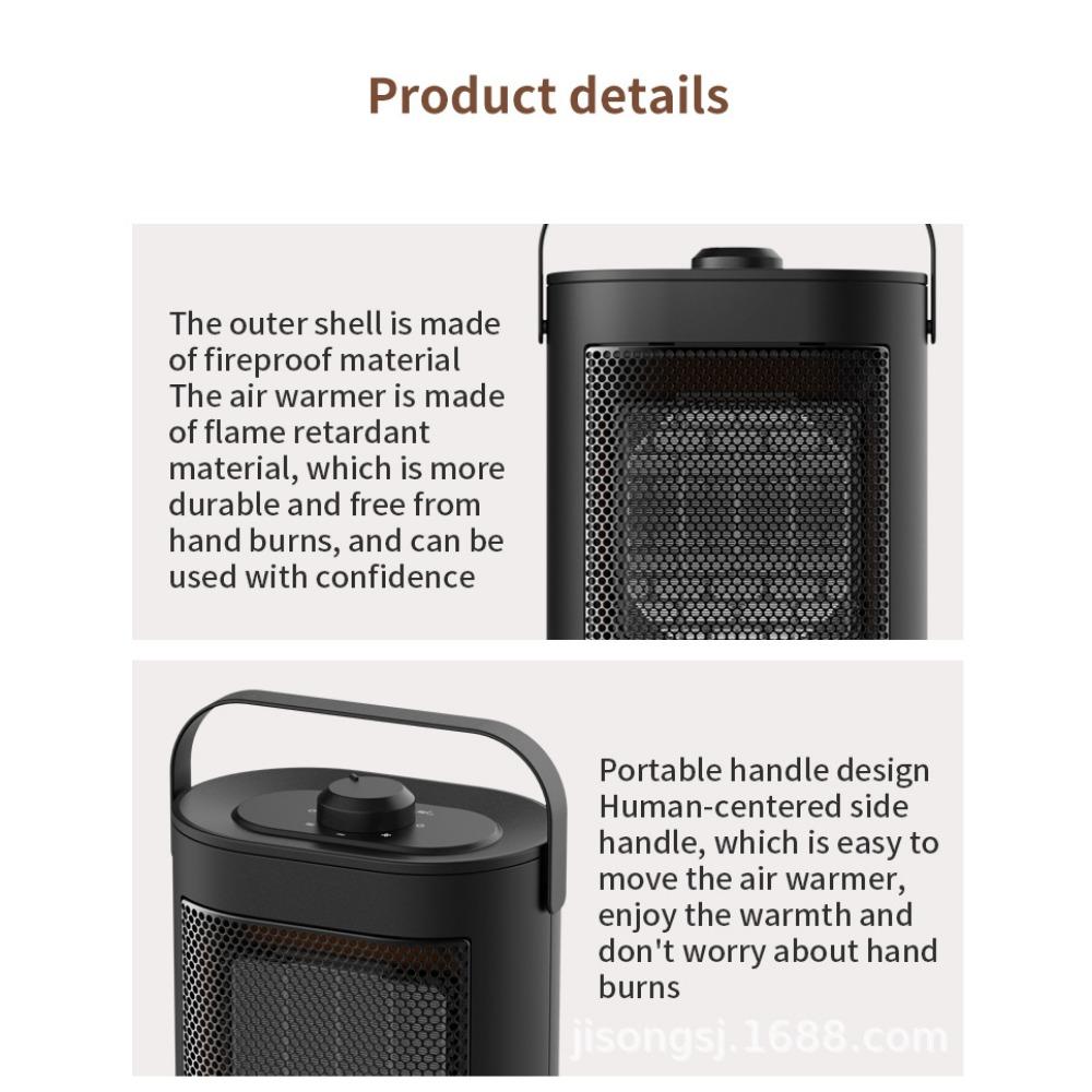 Mini încălzitor mic Încălzitor de uz casnic vertical Încălzitor termic de trei secunde Ceramică PTC