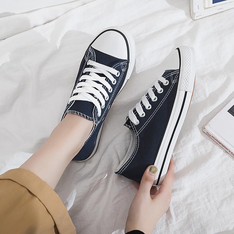 2025 Summer New Canvas Shoes Female Students 1970s High-top Lace-up Korean Version Sneakers Ing Trendy Versatile Board Shoes