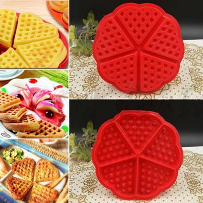 Kreative Antihaft-Waffelform aus lebensmittelechtem Silikon für die Küche, Backformen, Kuchenform