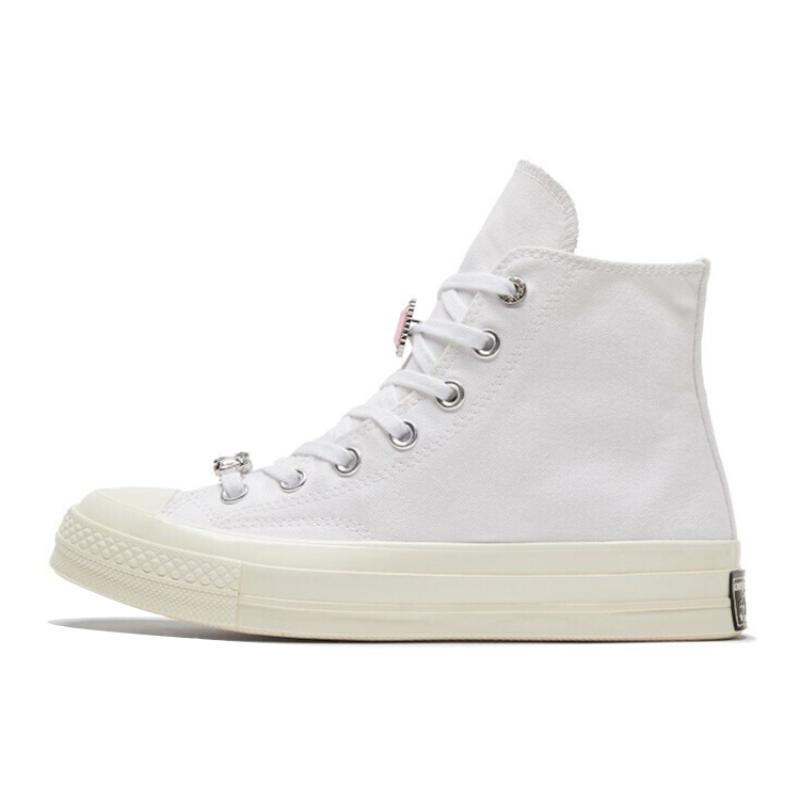 

Converse Chuck Taylor All Star 1970-е Модные Универсальные Повседневные Высокие Кеды из Канваса Унисекс Белые 42