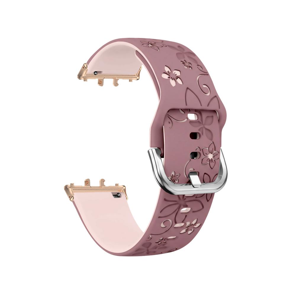 Silikon-Präge-Uhrenarmband für Galaxy Fit3 Wasserdicht und schweißfest Weich und bequem Sport-Uhrenarmband für Galaxy Fit3