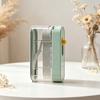 Portable Floss Pick Dispenser with 10 Floss Automatic Pop-Up Dental Flosser Case Reusable Refillable Travel Floss Stick Holder Container Box