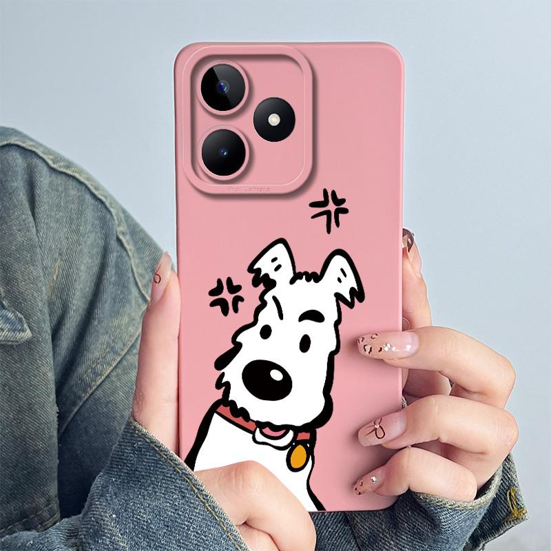 For Realme C51 RMX3830 C53 Note 50 RMX3834 Phone Case Funda Soft Silicone Sweet Painted Lovely Printed Protective Cover Coque
