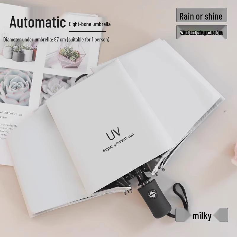 

Компактный складной зонт с защитой от УФ-лучей - Легкий, портативный, унисекс, защита от солнца и дождя