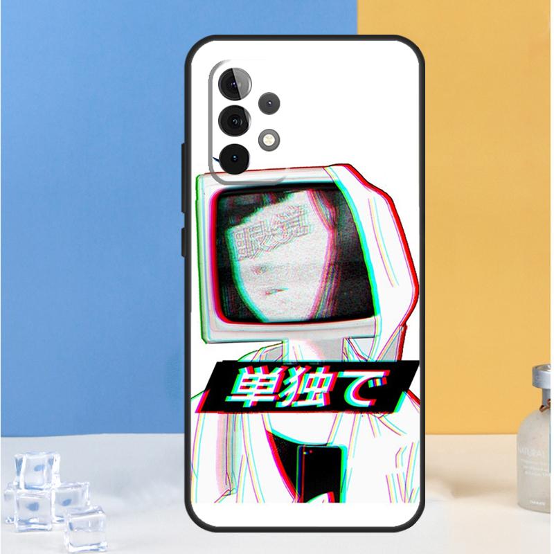 Sad Anime Aesthetic Senpai For Samsung Galaxy A13 A33 A53 A36 A26 A05 A06 A16 A54 A34 A14 A32 A52 A55 A35 A15 A56 Case