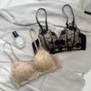 Rench Lace Underwear, Small Breasts Show Big Gathering, No Steel Ring Soft Support, Comfortable and Sexy Pure Desire Underwear
