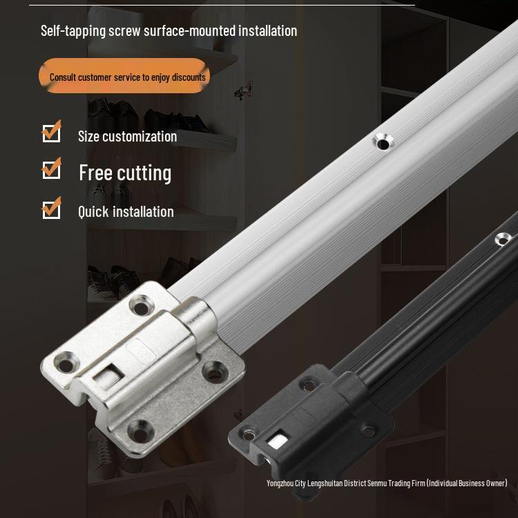 Накладной выпрямитель для двери шкафа: Противодеформационная прижимная планка для дверц шкафа Gold Fixed Head Set/2