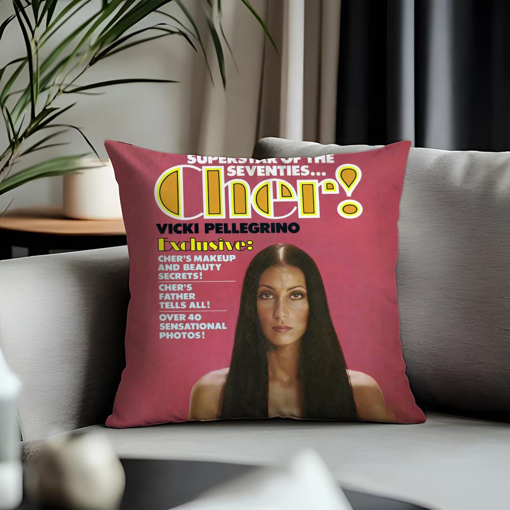 Hot CChering Cushion Cover Antidustmite Pillowcase Invisible Zipper Silky Short Plush Sofa Cushion Cover