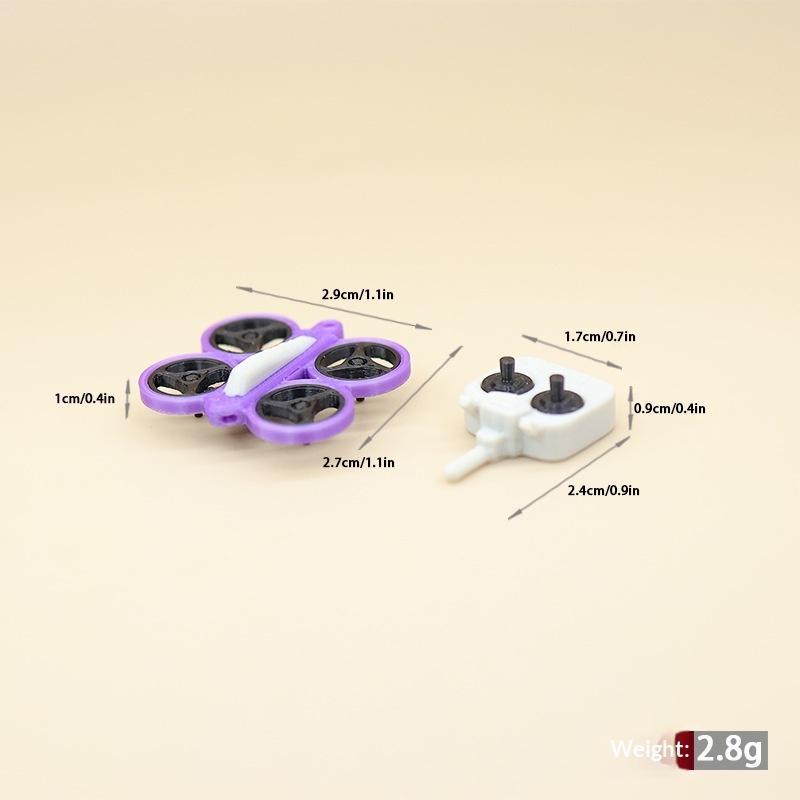 1:12 Dollhouse Mini Drone UAV Aircraft Accessory Fake Model With Remote Control Scene Prop Miniature Home Decor Decoration