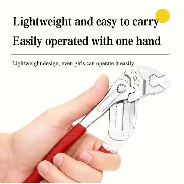 Universal Heavy-Duty Pliers, Large-Opening Water Pump Pliers, Auto Repair Tools German-Style Quick Adjustable Water Pump Pliers