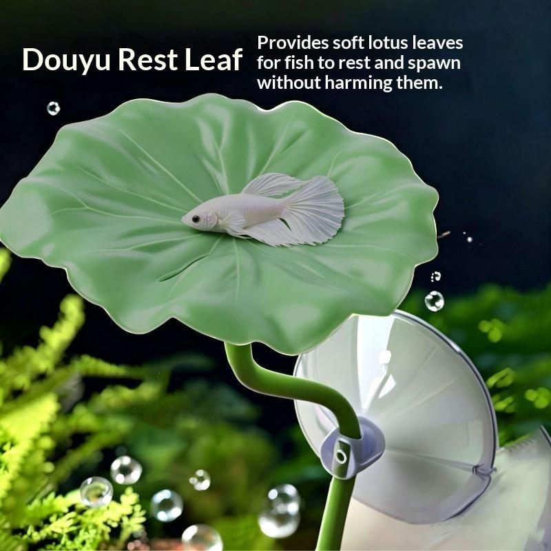 Soft Betta Fish Rest Lotus Leaf Fish Friendly Smooth Surface Stable Suction Cup For Betta Resting Spawning In Aquarium Tanks