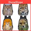 Zaino in Tessuto Oxford Leggero ad Alta Capacità per Bambini Scuola Stampa Leopardo